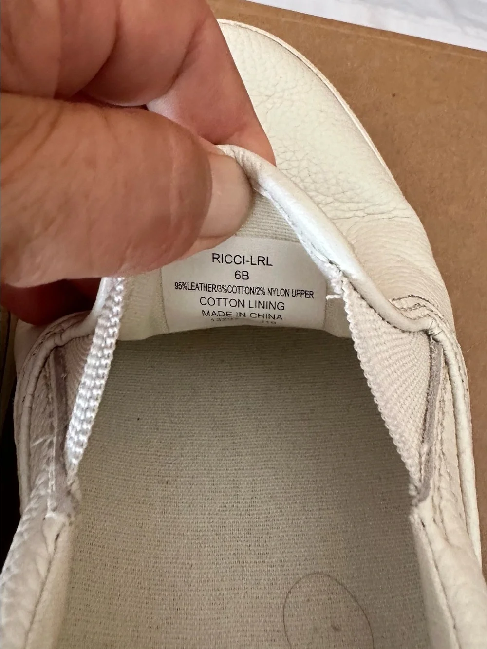 Polo by Ralph Lauren White Leather Slip-On Loafers